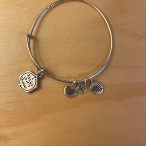 Alex and Ani Silver Charm Bracelet